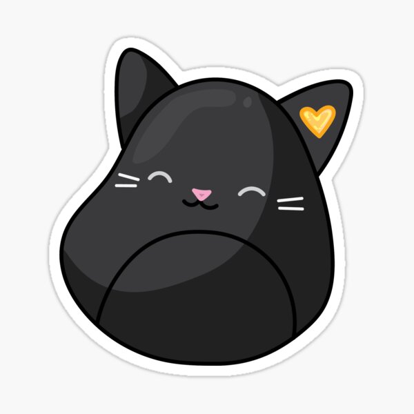 black kitty squishmallow