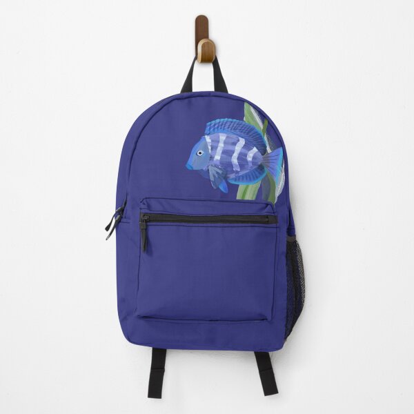 Item preview, Bright blue tropical fish watercolor illustration - Caroline Laursen Original designed and sold by Caroline Laursen.