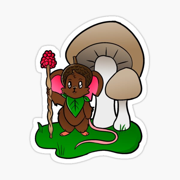 Forest Guardian Mouse Sticker