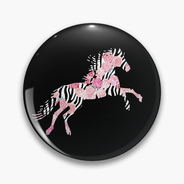 Item preview, Roses Zebra Animal Print - Jumping Horse designed and sold by cannevas.