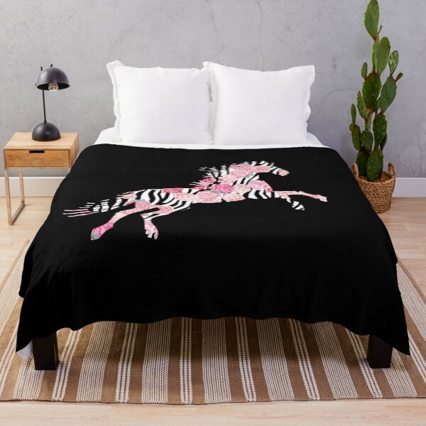 Item preview, Roses Zebra Animal Print - Jumping Horse designed and sold by cannevas.