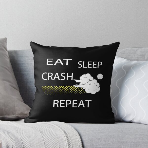 Item preview, Eat sleep crash repeat designed and sold by hicham4you.