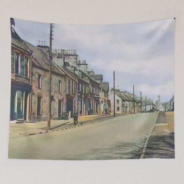 Item preview, Vintage Illustration of Earlston High Street, Scottish Borders designed and sold by yourscotborders.