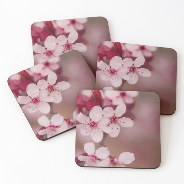 Item preview, rose pink cherry blossom flower designed and sold by afrapaints.