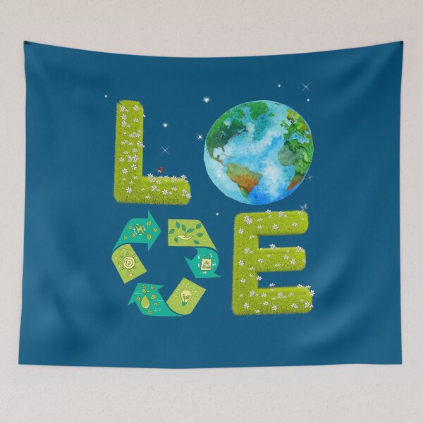 Item preview, Love Earth Day Save The Planet Environment Green designed and sold by GreenSplash.