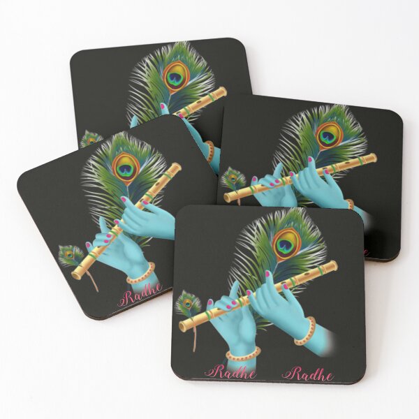 Item preview, Lord Krishna design with  flute.  designed and sold by RedBloom Creation.