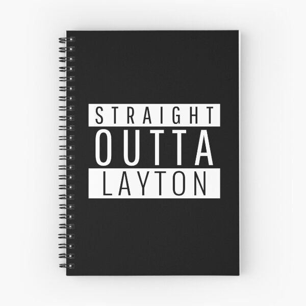 Item preview, Straight Outta Layton Utah designed and sold by Teelogic.