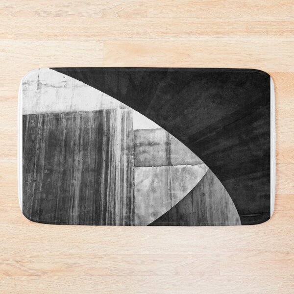 Item preview, Building Material Abstract Stone Circle Meets Square designed and sold by NeonAbstracts.