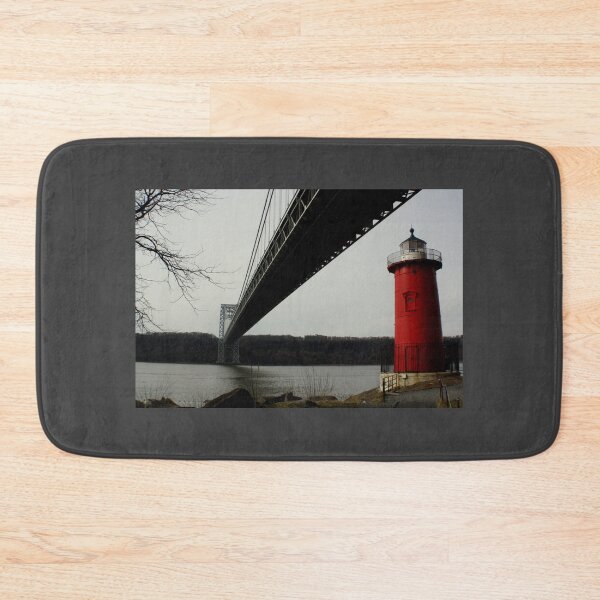 Item preview, Little Red Lighthouse & George Washington Bridge designed and sold by Amanda Vontobel Photography/Random Fandom Stuff.