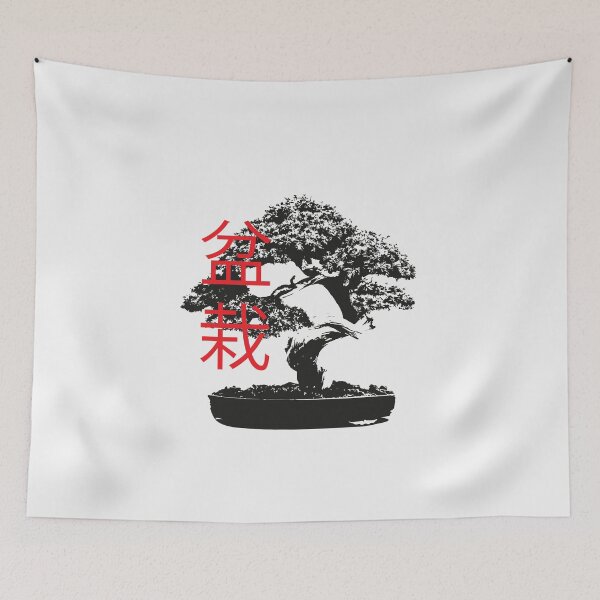 Item preview, Small bonsai black and white designed and sold by ElBeDesigns.
