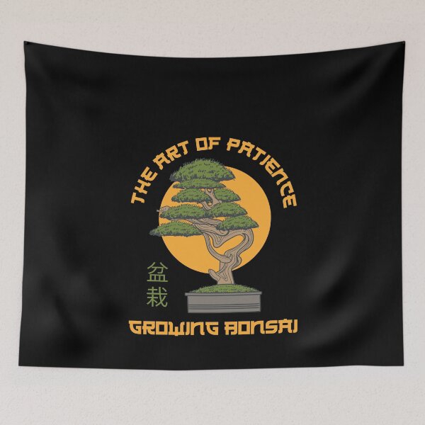 Item preview, The art of patiently planting bonsai designed and sold by ElBeDesigns.