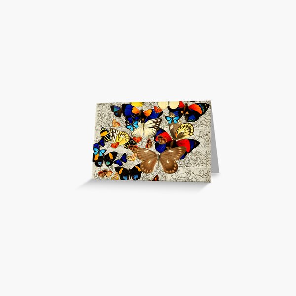Item preview, Botanical Butterflies Greeting Card designed and sold by historicnature.