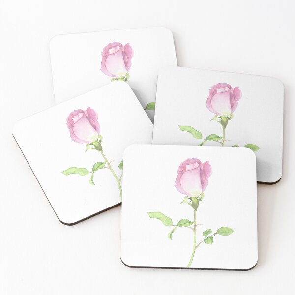 Item preview, Pink Rosebud, based on original watercolor designed and sold by SharonRoseR.
