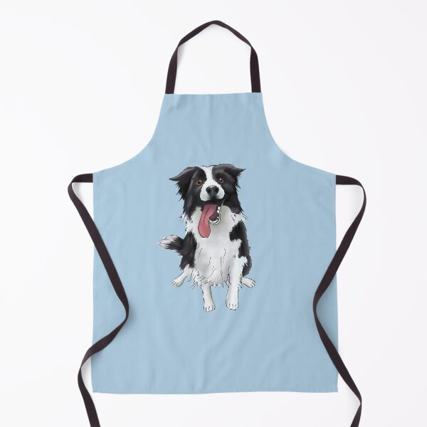Item preview, Cute Smiling Black and White Border Collie Drawing | For Boarder Collie Owners | For Dog Lovers designed and sold by ElysianCreation.