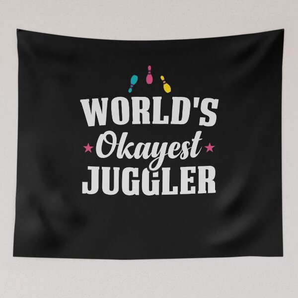 Item preview, World's Okayest Juggler / Funny Juggling Gift / Juggler Player Gift / Juggling Lover Saying / Gift for Jugglers designed and sold by Chamssou.