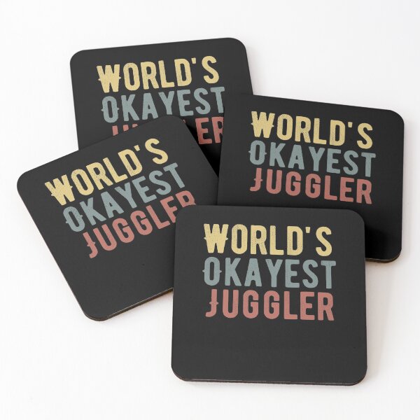 Item preview, World's Okayest Juggler / Funny Juggling Gift / Juggler Player Gift / Juggling Lover Saying / Gift for Jugglers Vintage Design designed and sold by Chamssou.