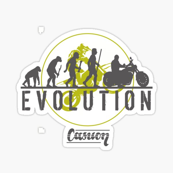 EVOLUTION- Graphics for Bikers Sticker