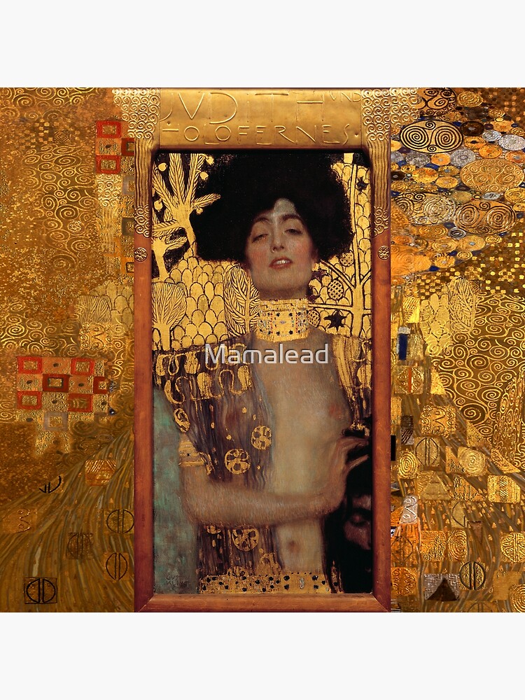 Gustav Klimt Judith And The Head Of Holofernes Art Print By Mamalead Redbubble 6404