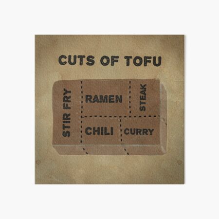 CUTS OF TOFU Art Board Print