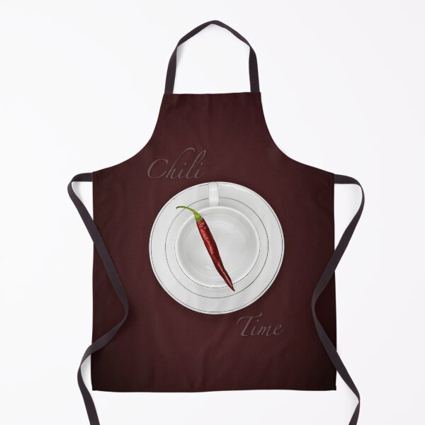 Item preview, Chili Arbol on the Plate Apron designed and sold by webeller.
