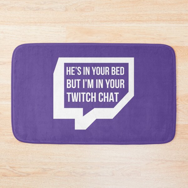 Item preview, He's In Your Bed But I'm In Your Chat (Purple BG) designed and sold by FilipeFerreira.
