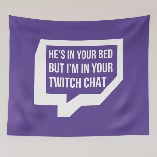 Item preview, He's In Your Bed But I'm In Your Chat (Purple BG) designed and sold by FilipeFerreira.