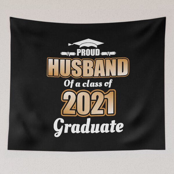 Item preview, Proud Husband Of A 2021 Senior Funny Graduation designed and sold by Ibu83.