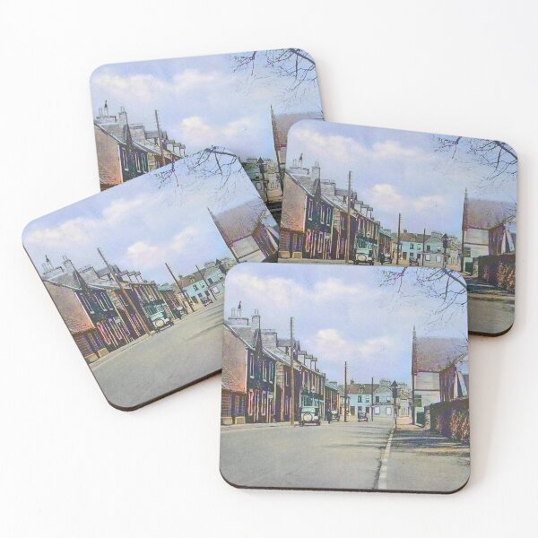 Item preview, Vintage Illustration of Earlston High Street, Scottish Borders designed and sold by yourscotborders.