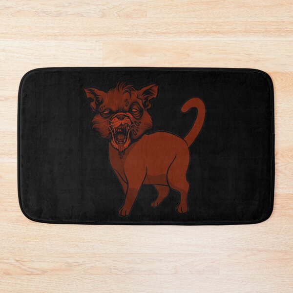 Item preview, devilish red zombie cat designed and sold by SYLPAT.