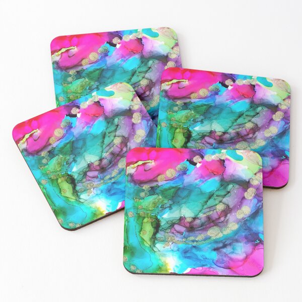 Item preview, Alcohol Ink Abstract India Dreams designed and sold by Jean-Marie-Art.