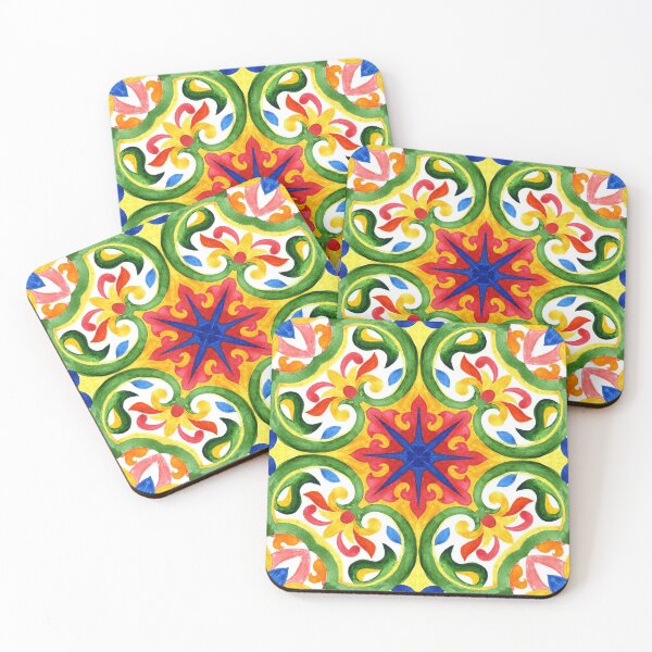 Item preview, TYPICAL SICILIAN COLOURS TILE designed and sold by Jonsa.
