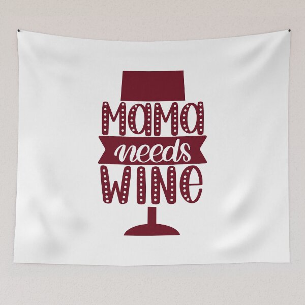 Item preview, Mama Needs Wine - Mom Life - Mother's Day or Birthday Gift Idea designed and sold by Vintage-TM.