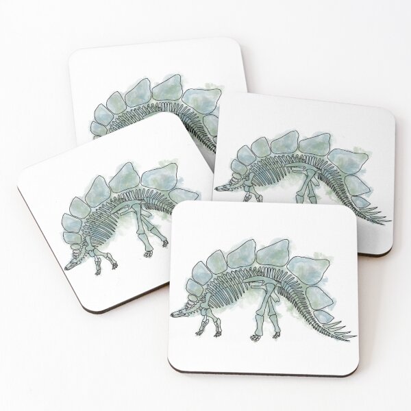 Item preview, stegosaurus watercolor designed and sold by Winosaurdesigns.