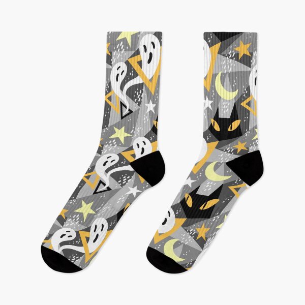 Item preview,  Spooky Color Block in Grey designed and sold by Paisley Yazel.