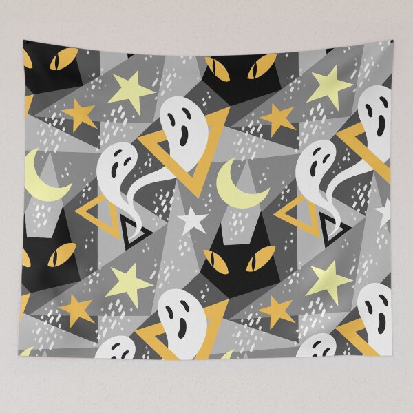 Item preview,  Spooky Color Block in Grey designed and sold by Paisley Yazel.