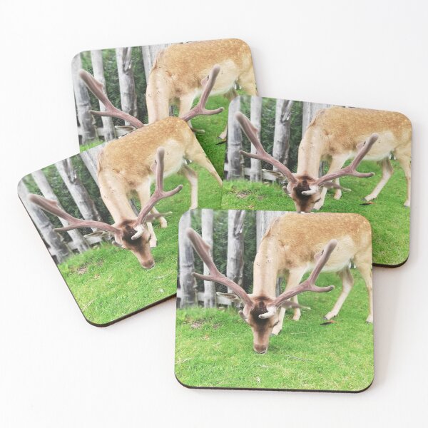 Item preview, Grazing Deer in the Gardens designed and sold by Dapper Kraken.