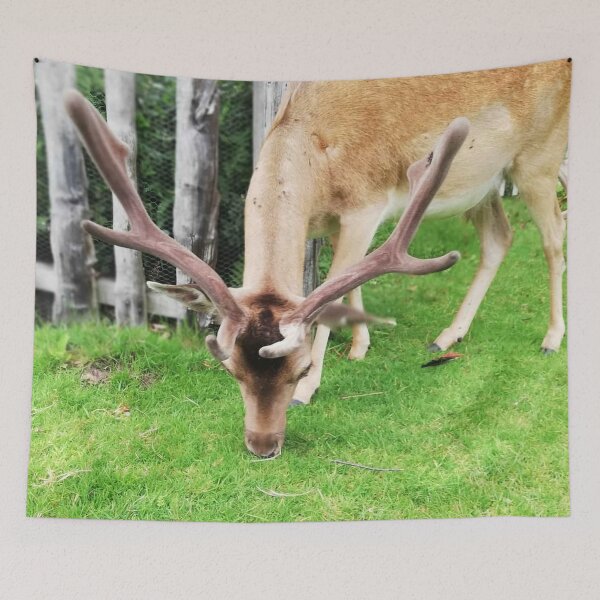 Item preview, Grazing Deer in the Gardens designed and sold by Dapper Kraken.
