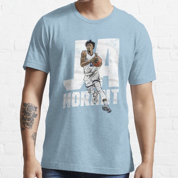 Ja Morant Teal Jersey Dunk Premium T-shirt in Mens Sizes S-3XL 