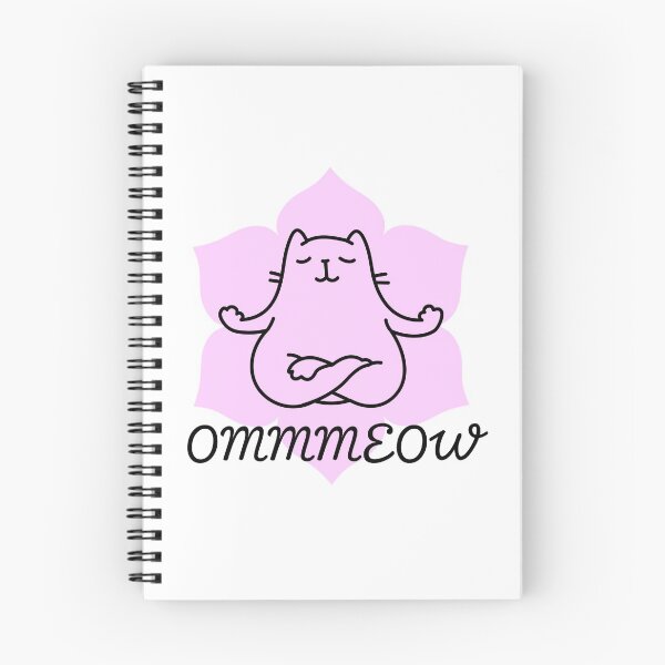 Item preview, Ommmeow funny yoga cat designed and sold by Yogawoman.