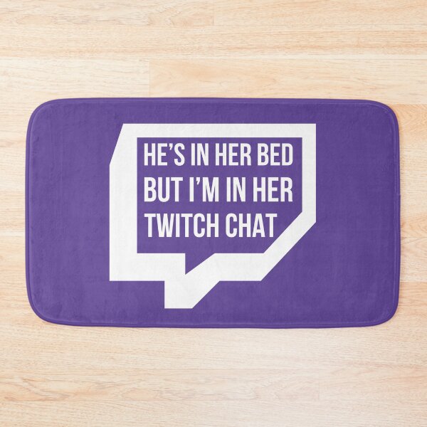 Item preview, He's In Her Bed But I'm In Her Chat (Purple BG) designed and sold by FilipeFerreira.