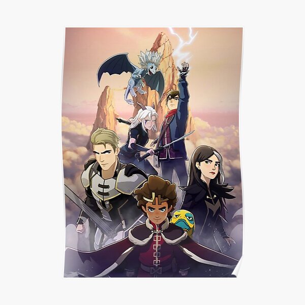 The Dragon Prince Anime Movie Poster Art Print Canvas Painting Wall  Pictures Living Room Home Decor (no Frame) - Painting & Calligraphy -  AliExpress