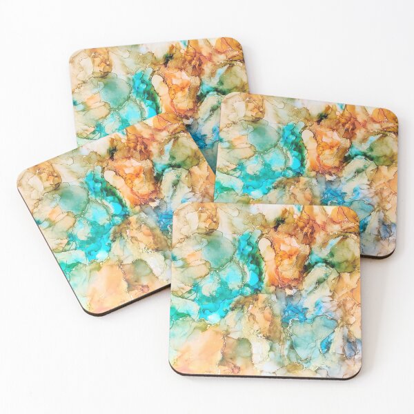 Item preview, Alcohol Ink Abstract Lucky Charm designed and sold by Jean-Marie-Art.