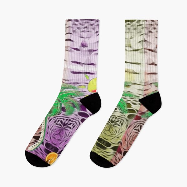 Item preview, Summer feeling - cocktail under palm trees. colorful mixed media design designed and sold by kikidu21.