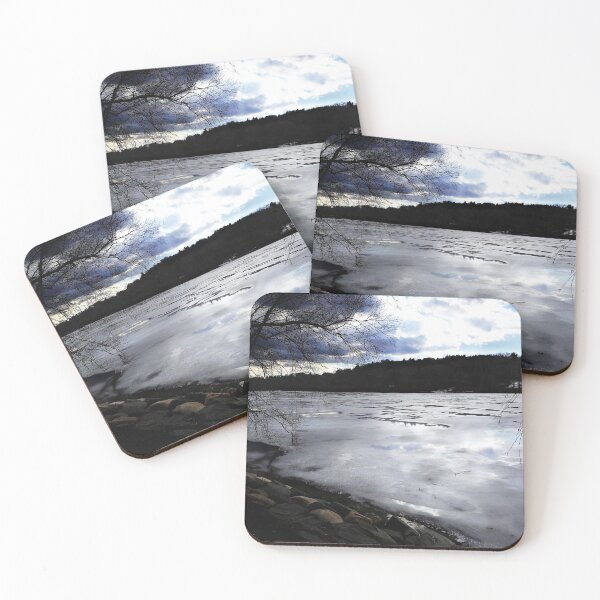 Item preview, Frozen Jamaica Pond, Jamaica Plains designed and sold by HRSCreates.