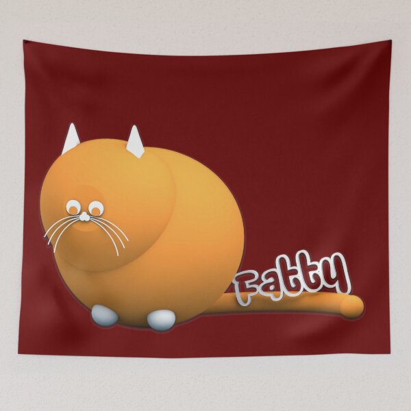 Item preview, Fatty fat cute Cat pet designed and sold by roleshop.