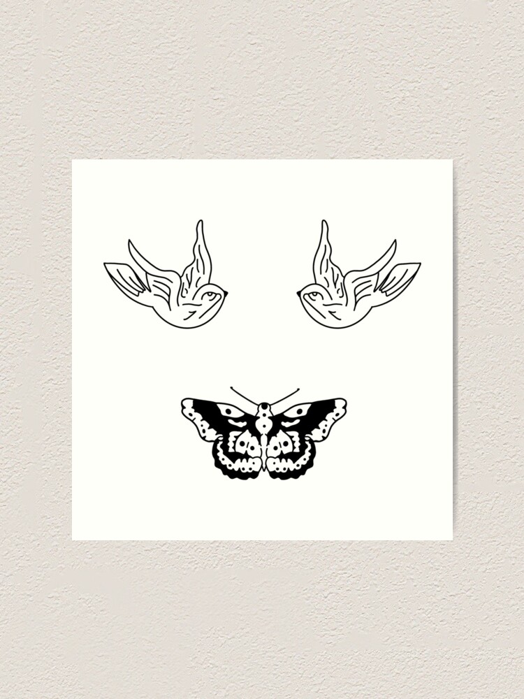 "HS tattoo sticker pack " Art Print for Sale by RatticalDesignz