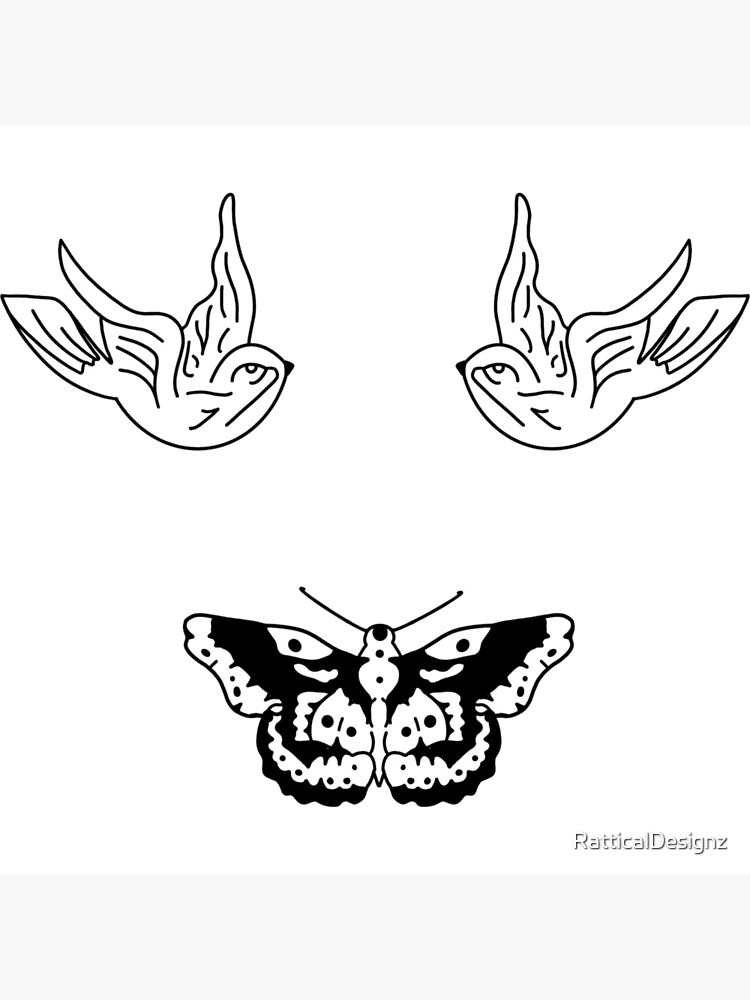 "HS tattoo sticker pack " Art Print for Sale by RatticalDesignz