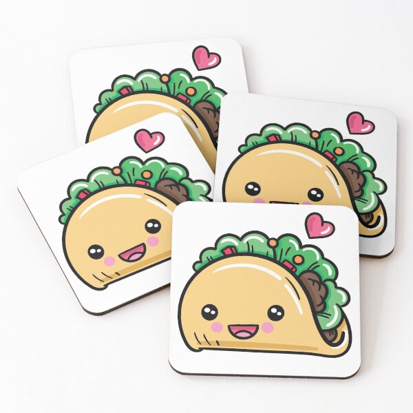 Item preview, Kawaii Taco designed and sold by KawaiiFoodArt.