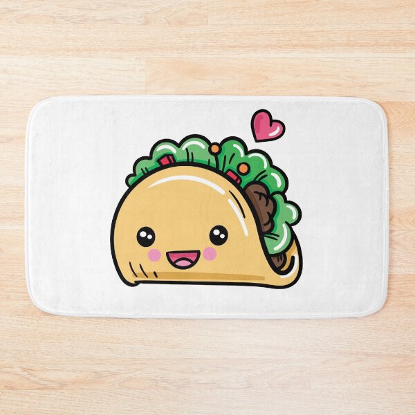 Item preview, Taco Kawaii designed and sold by KawaiiFoodArt.