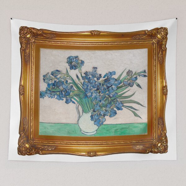 Item preview, Irises by Van Gogh In A Gold Frame designed and sold by PaulinaS.